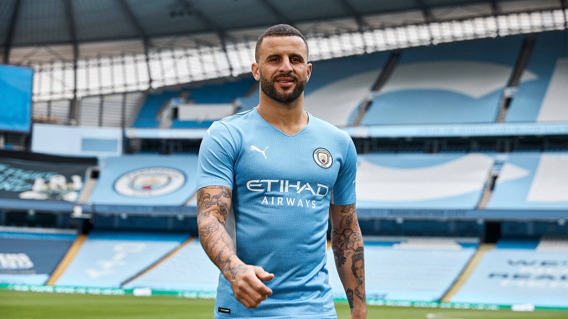 93:20 Manchester City Unveil New 2021-22 Home Kit In Tribute To The ...